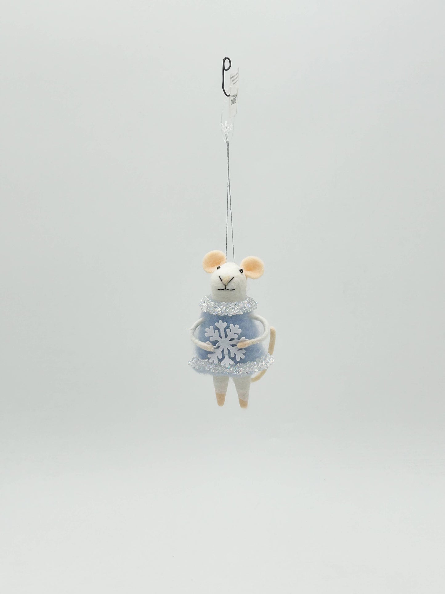 Christmas Tree Decoration - Mrs. Mouse Snowflake