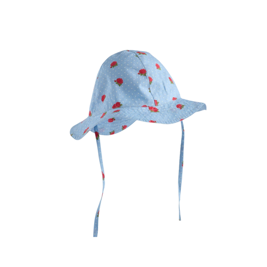 Fiona Sun Hat - Blue Sky Rose