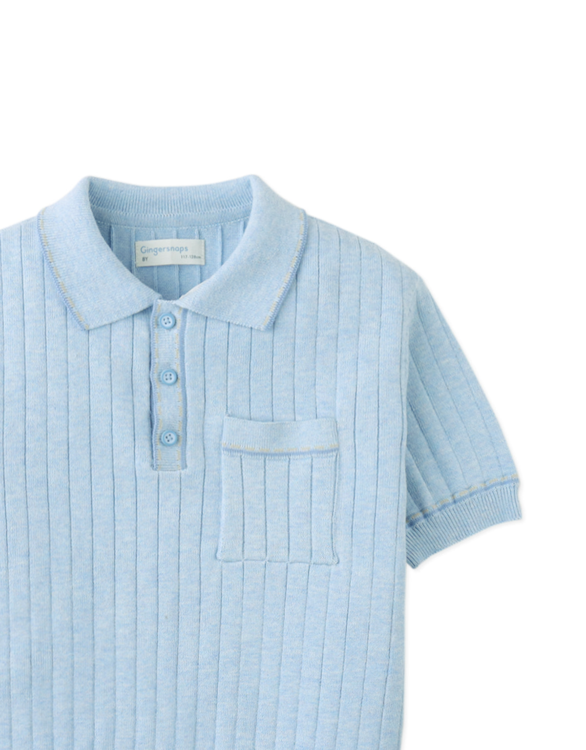 Reiner Polo Shirt with Striped Tipping Accents
