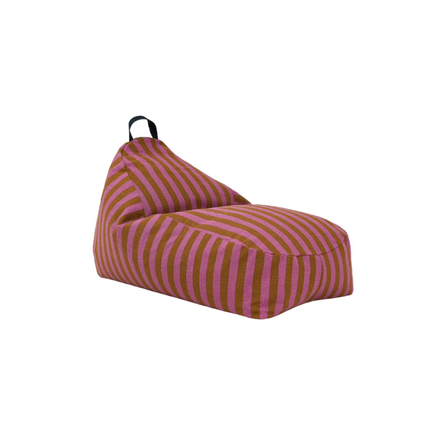 Long beanbag - kid size - Bliss - pink curry stripes