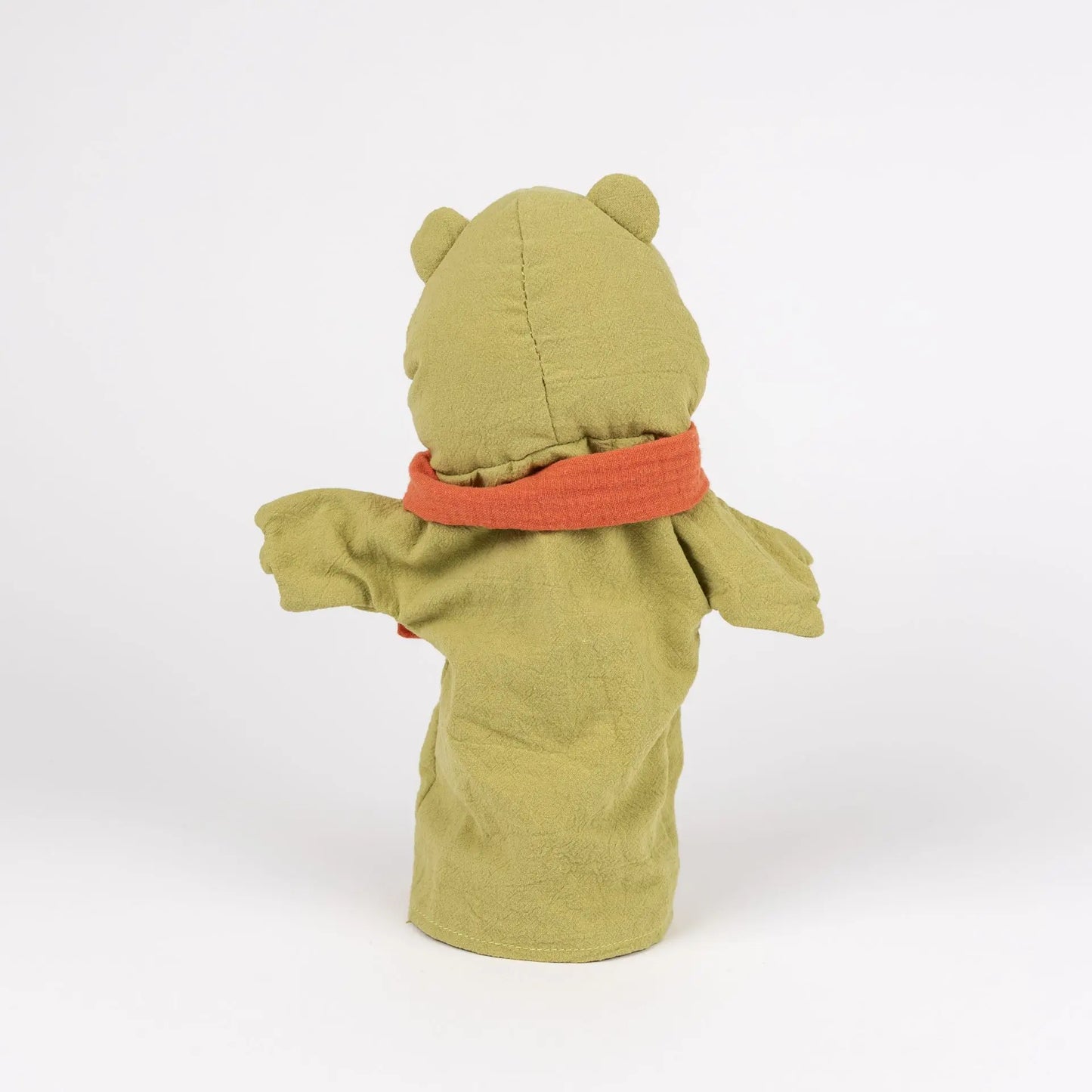 Frog hand puppet