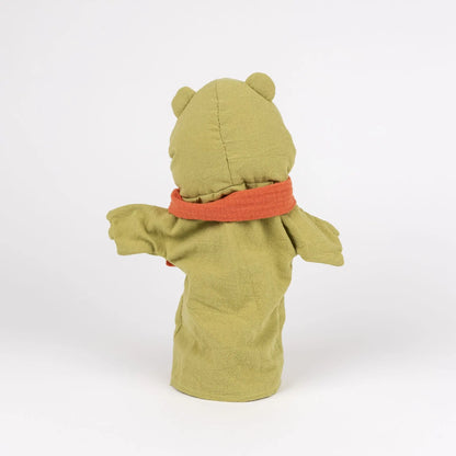 Frog hand puppet