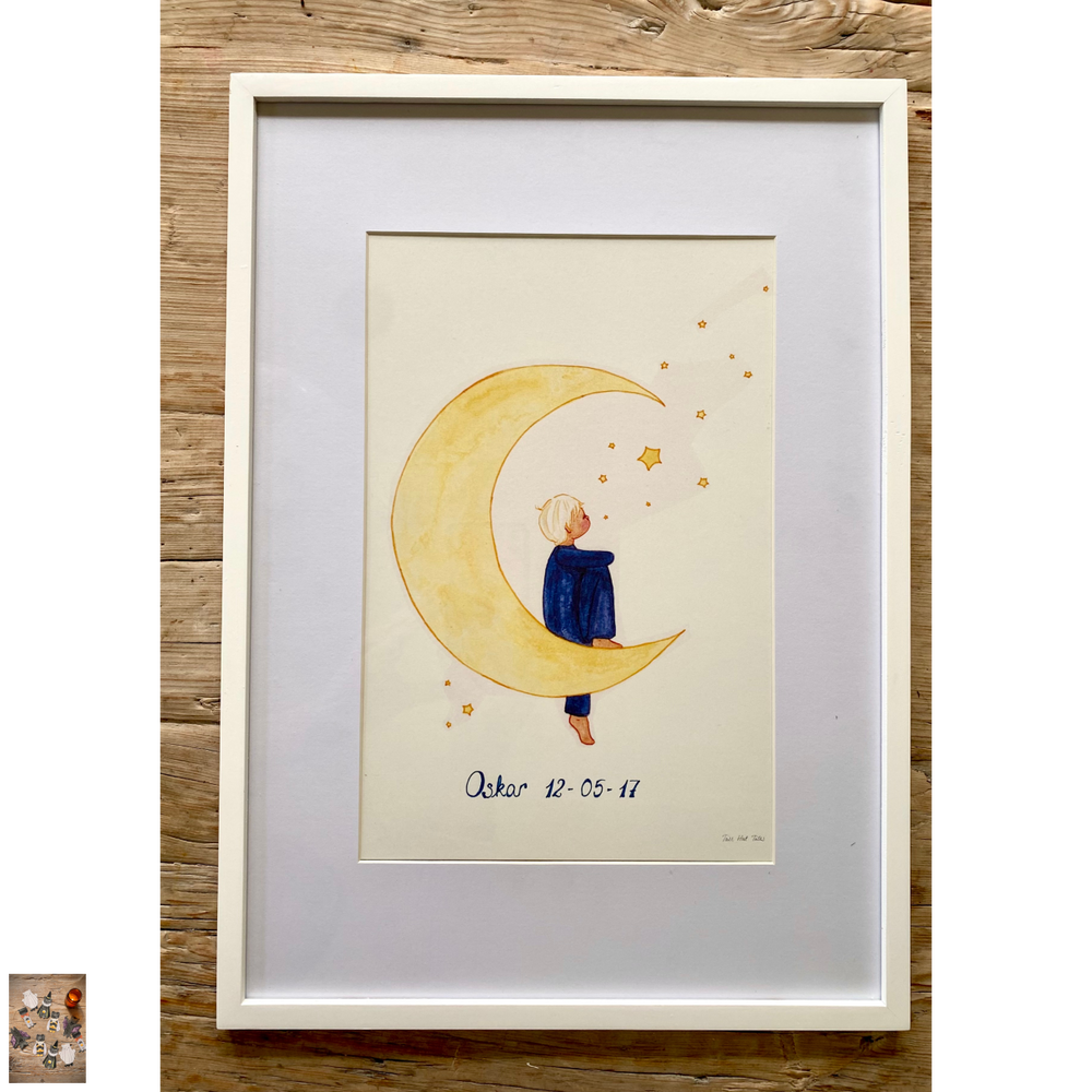 Månebarn A4 plakat