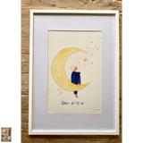Moon Child – A4 Poster