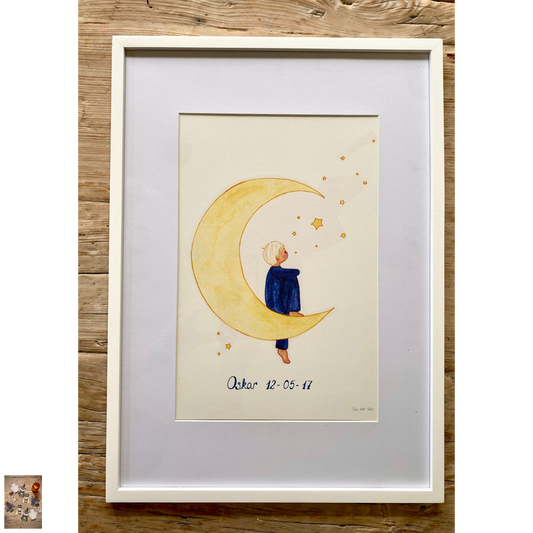 Månebarn A4 plakat