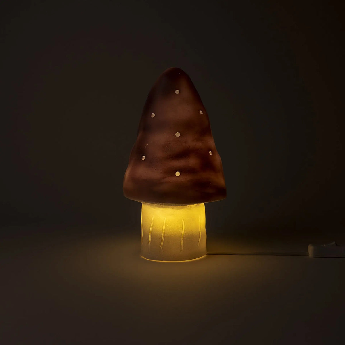 Small Mushroom Night Lamp, Lavender