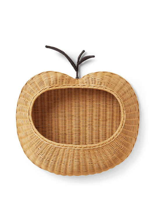 Apple Braided Wall Pocket - Natural