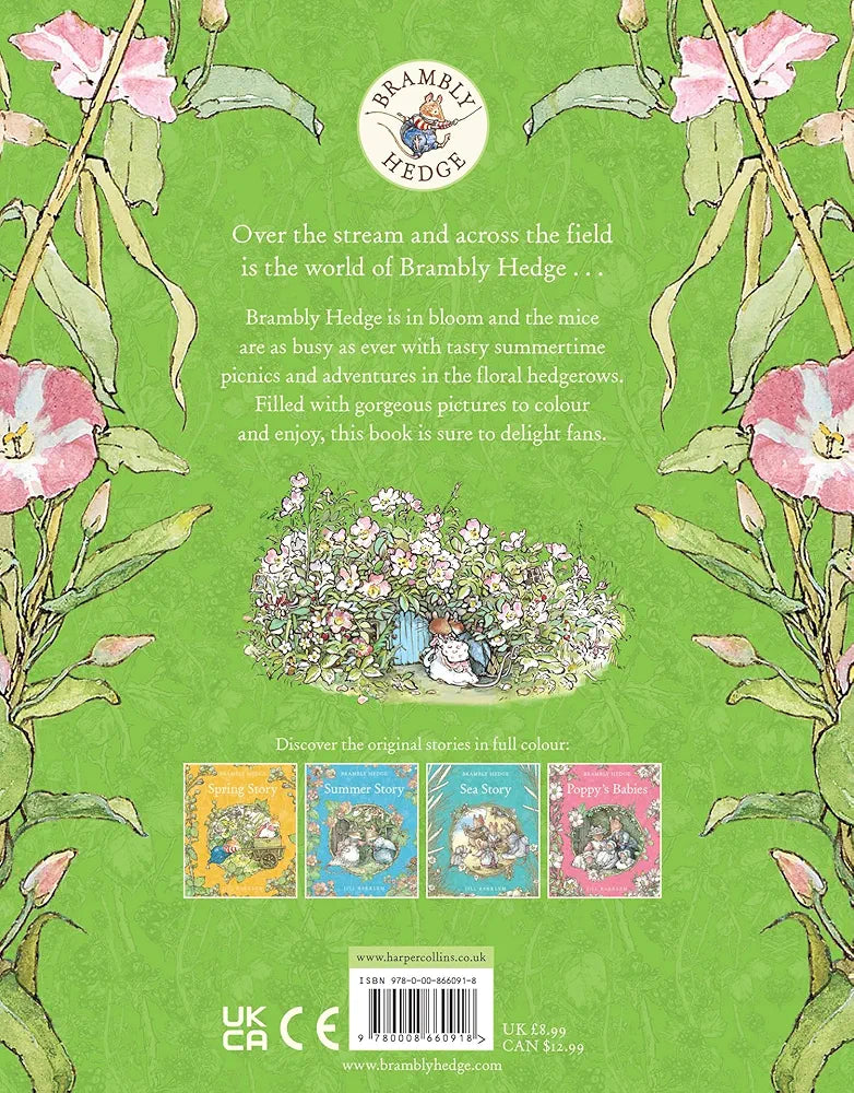 Brambly Hedge: Nature Colouring Book: Enter the cosy world of Brambly Hedge with this perfect colouring book for relaxation for all ages