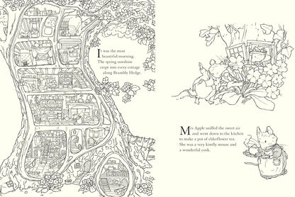 Brambly Hedge: Nature Colouring Book: Enter the cosy world of Brambly Hedge with this perfect colouring book for relaxation for all ages