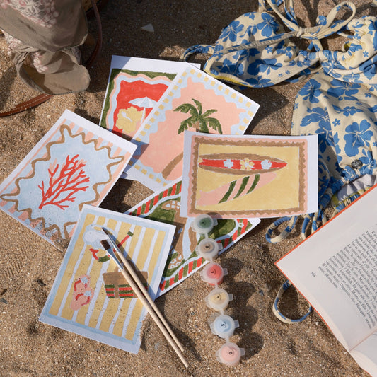 Tropical Paint-by-Numbers Set