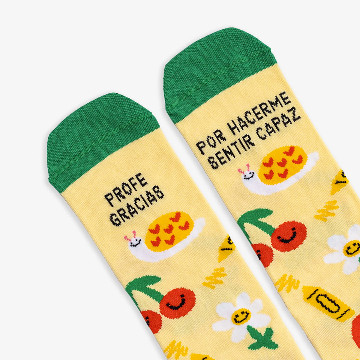 Kit Taza + Calcetines "Profe, gracias por hacerme sentir capaz"