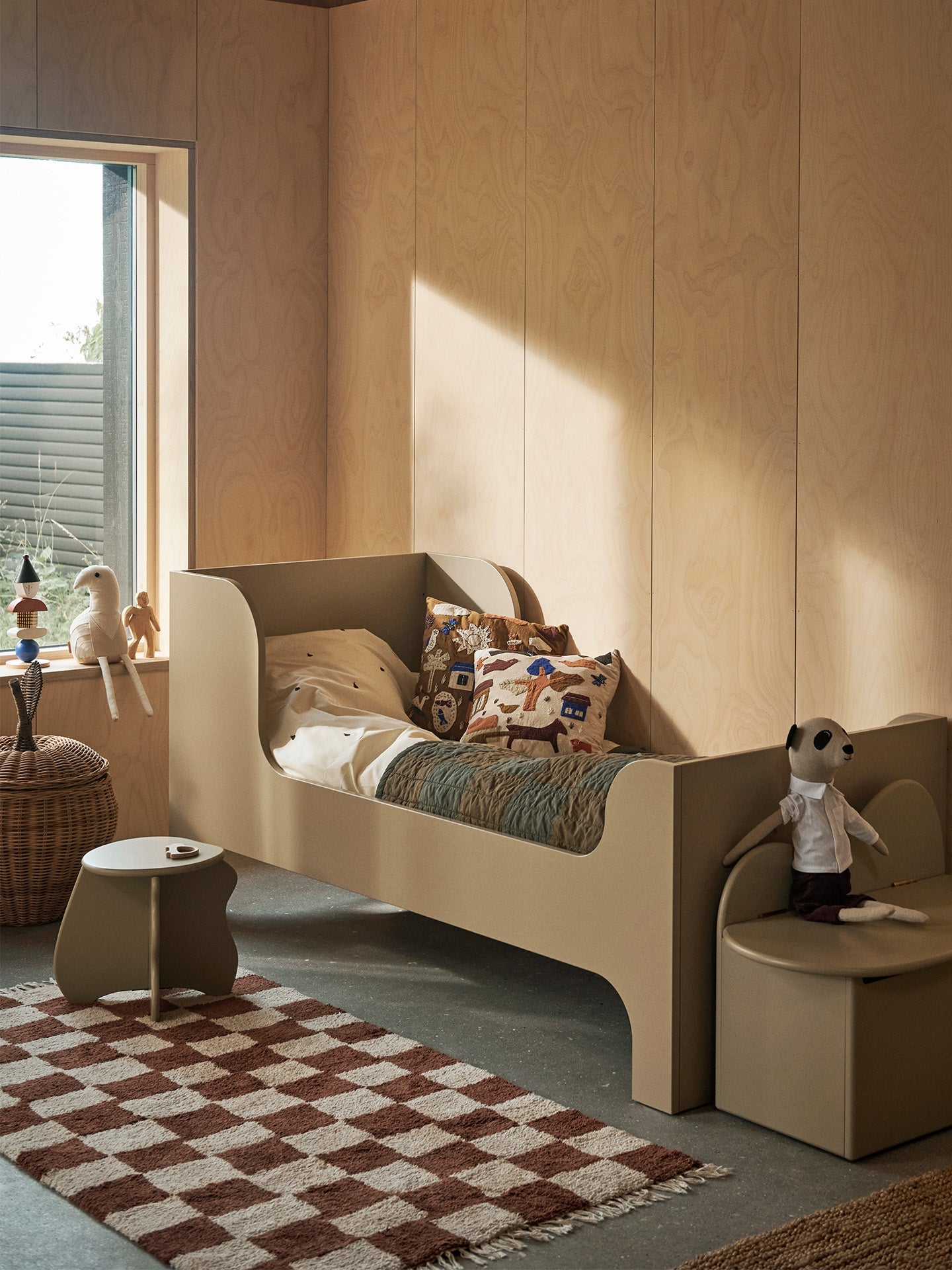 Mara Washable Rug - Rust/Warm Sand