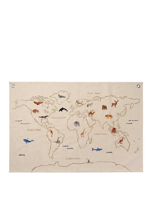 The World Textile Map - Off-white