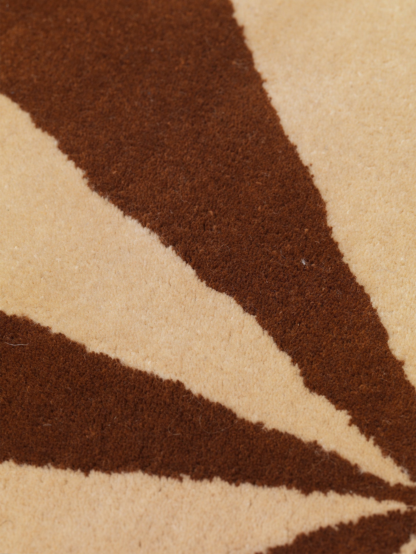 Arch Tufted Rug - Dark Brick/Off-White