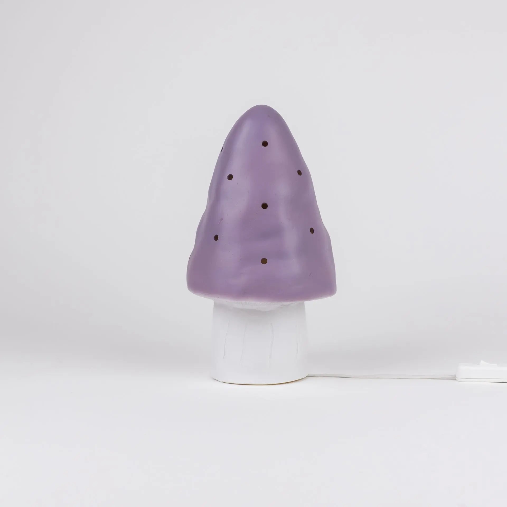 Small Mushroom Night Lamp, Lavender
