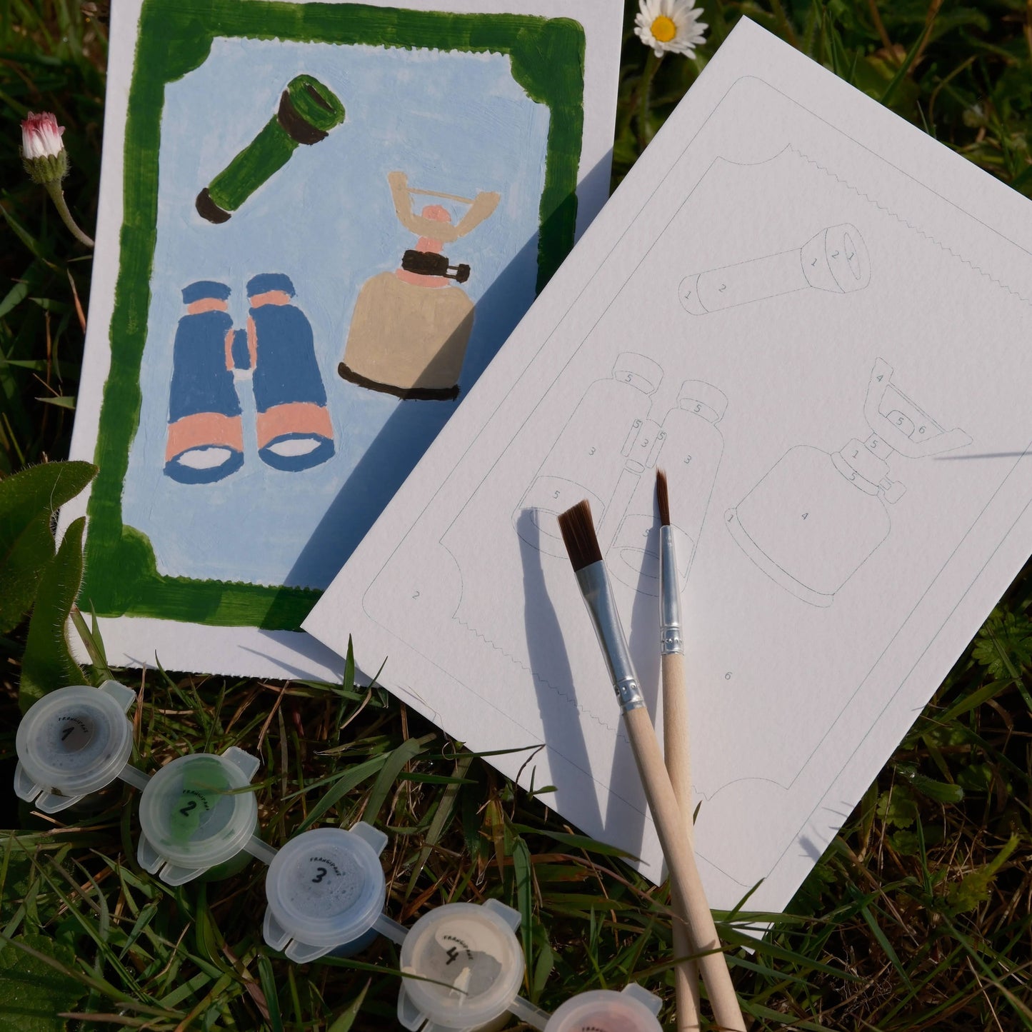 Paint by Numbers Mountain Set