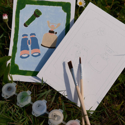 Paint by Numbers Mountain Set