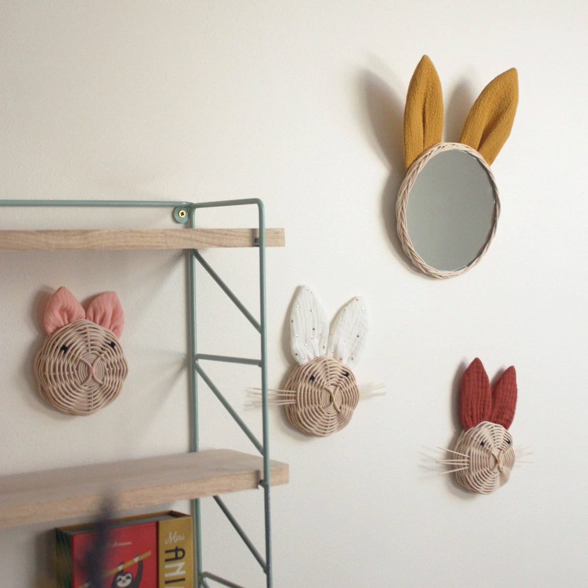 Sage green Rabbit trophy