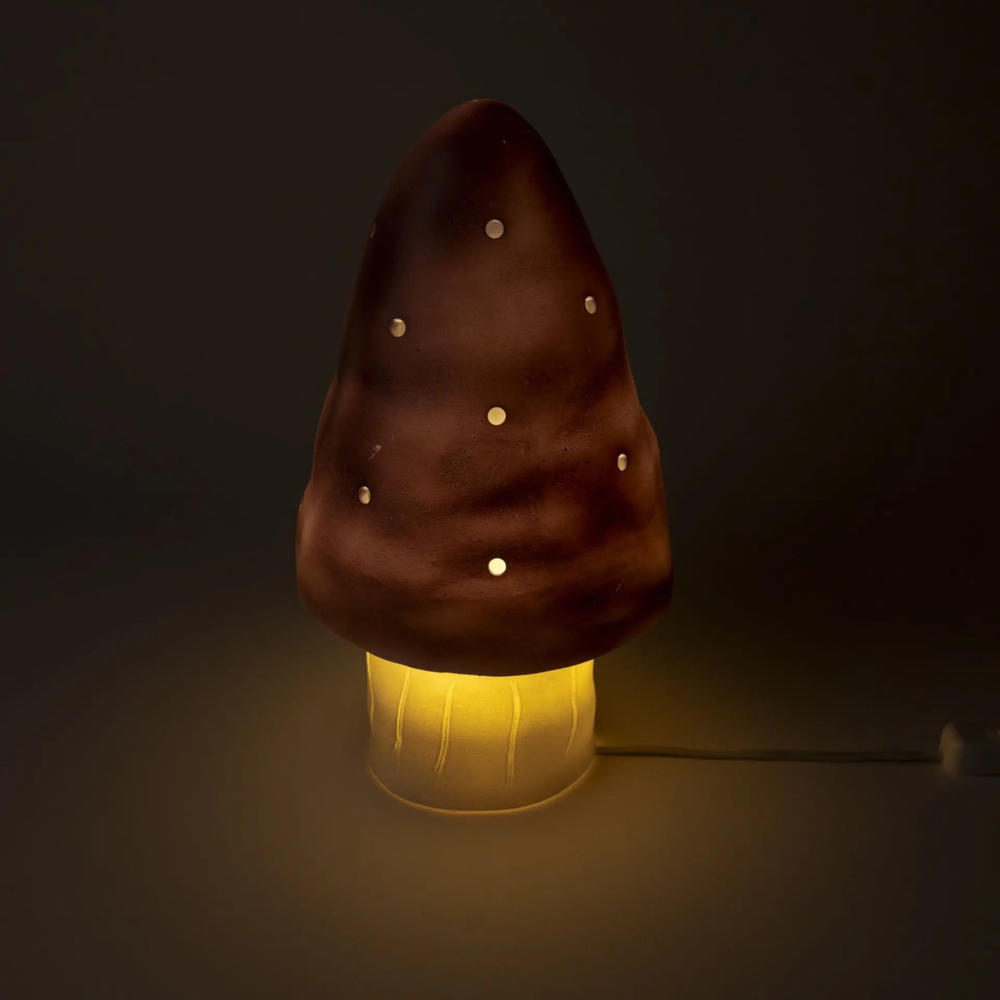 Small Mushroom Night Lamp, Lavender
