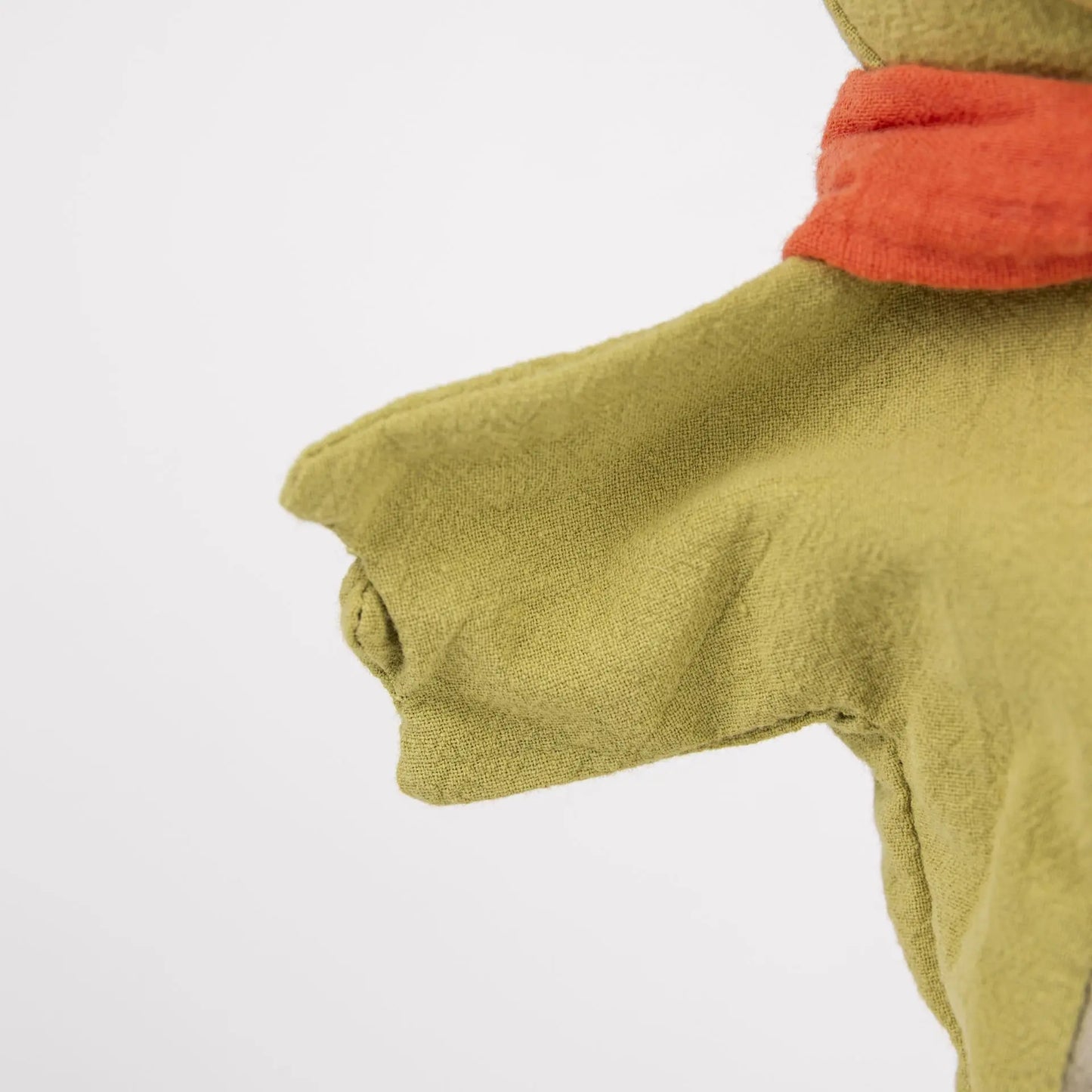 Frog hand puppet
