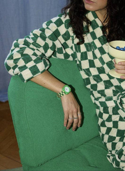 Watch Summer grass - Green Checkered