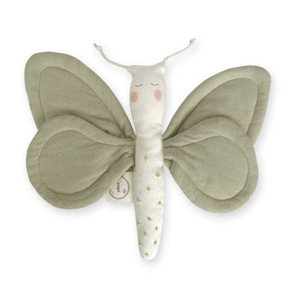 Baby Sensory Toy - Butterfly - Green Tea - Organic Cotton