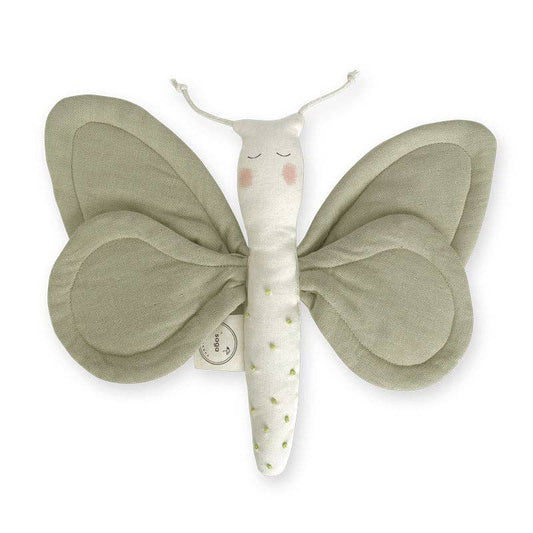 Baby Sensory Toy - Butterfly - Green Tea - Organic Cotton