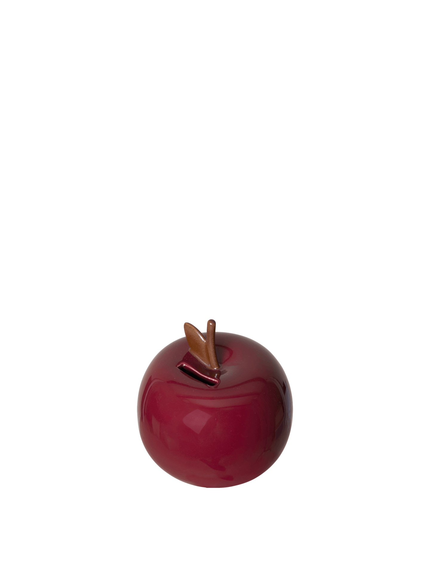 Apple Money Bank - Deep Red