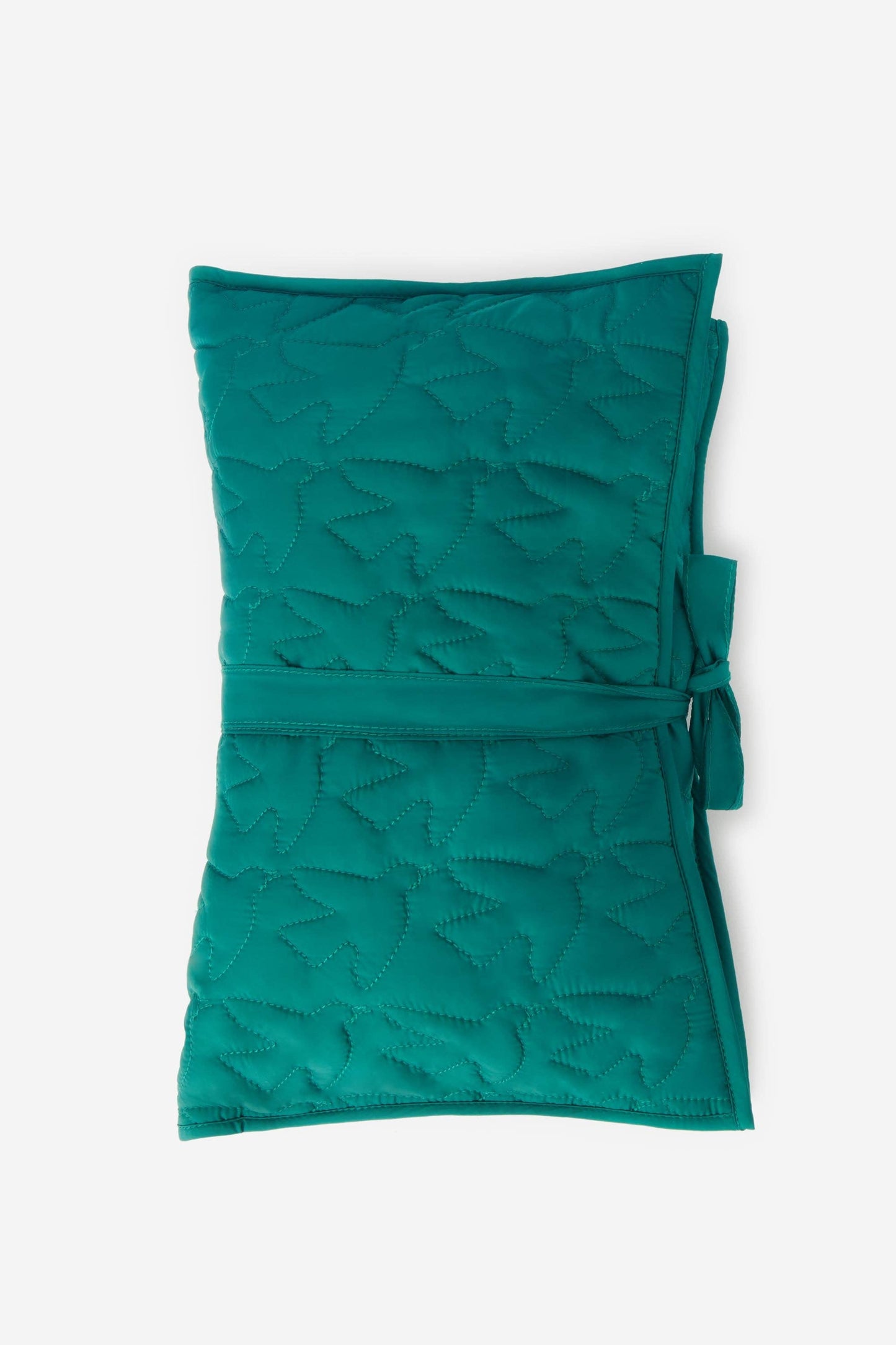 Quilted Nylon Diaper and Wipes Pouch Birds