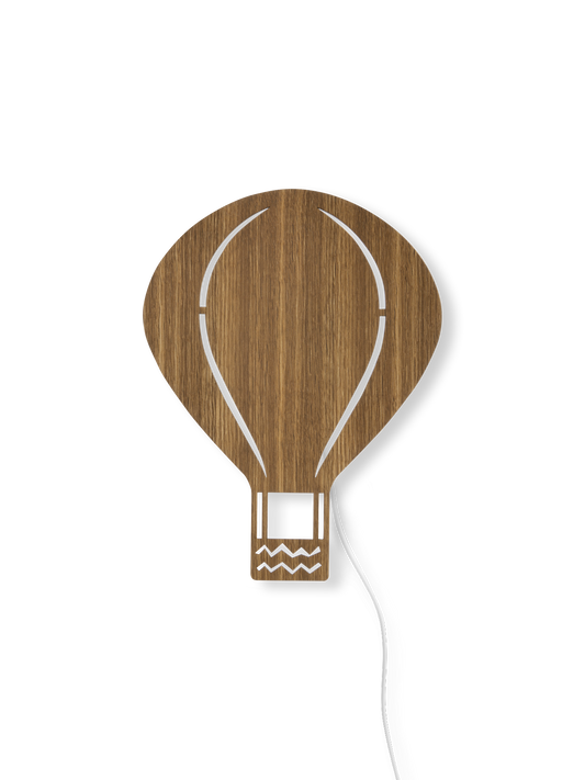Air Balloon Lamp - Smoked Oak