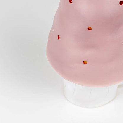 LAMP SMALL MUSHROOM  VINTAGE PINK