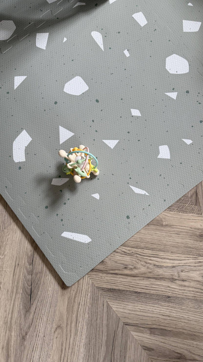 TERRAZZO SAGE Foam Play Mat Green/Sage, 120x180 cm