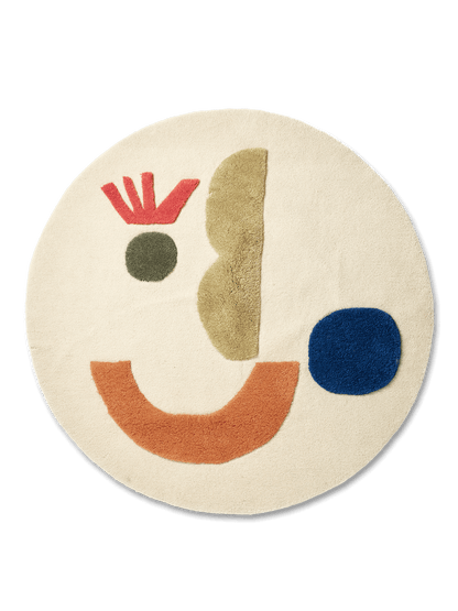 Panto Tufted Rug - Off-white