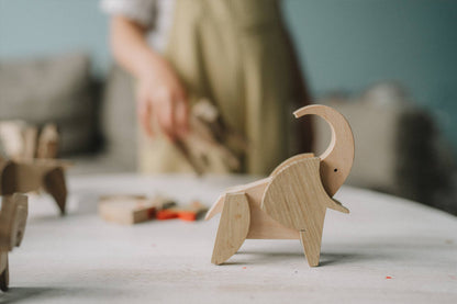 Wooden Magnetic Elephant Gift Toy
