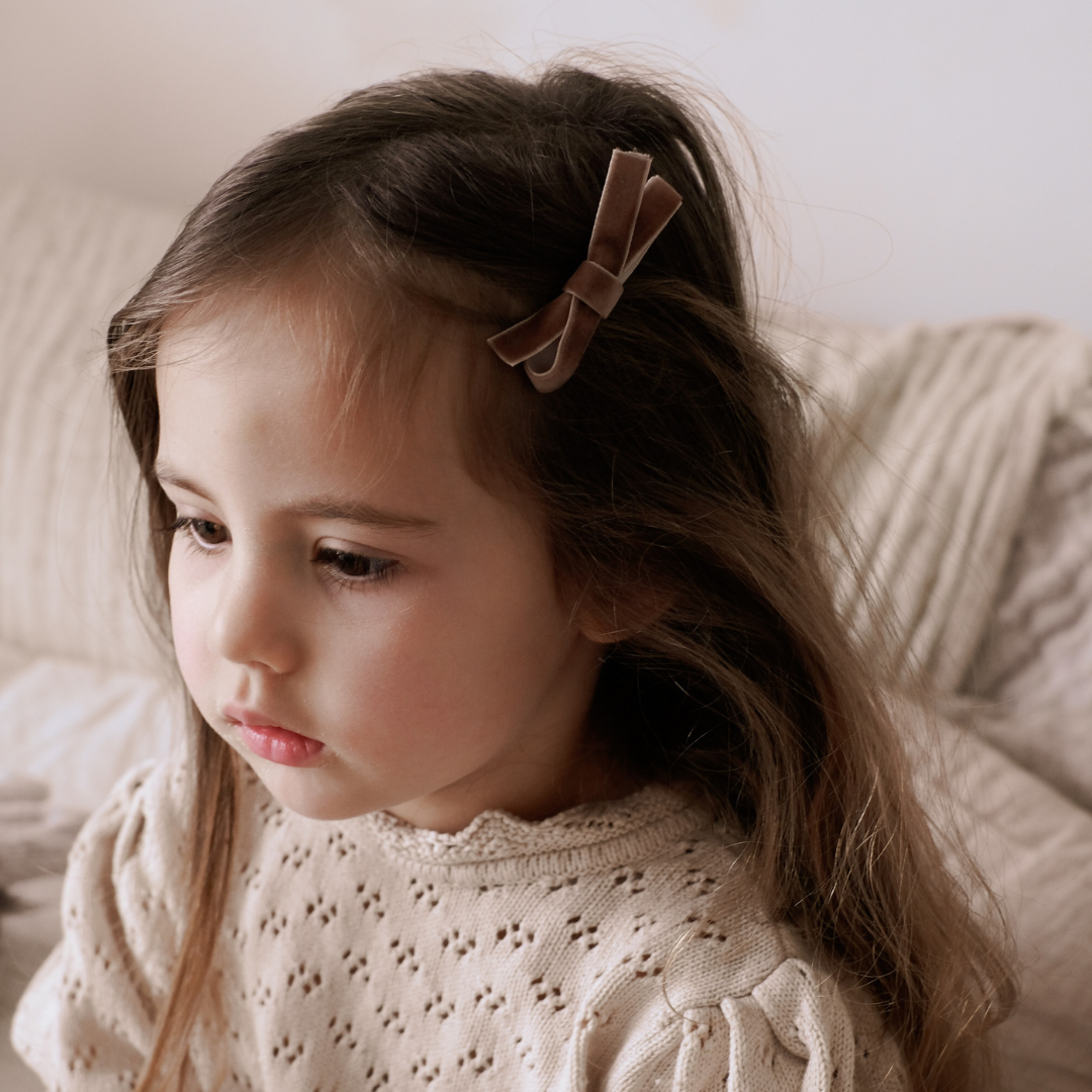 Caramel barrette set