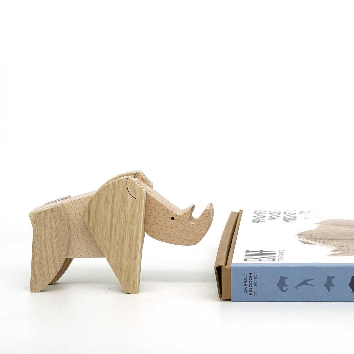 Wooden Magnetic Rhino Gift Toy