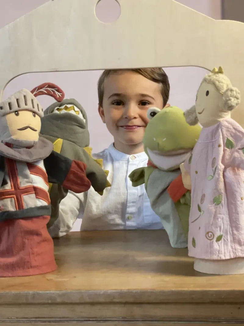 Frog hand puppet