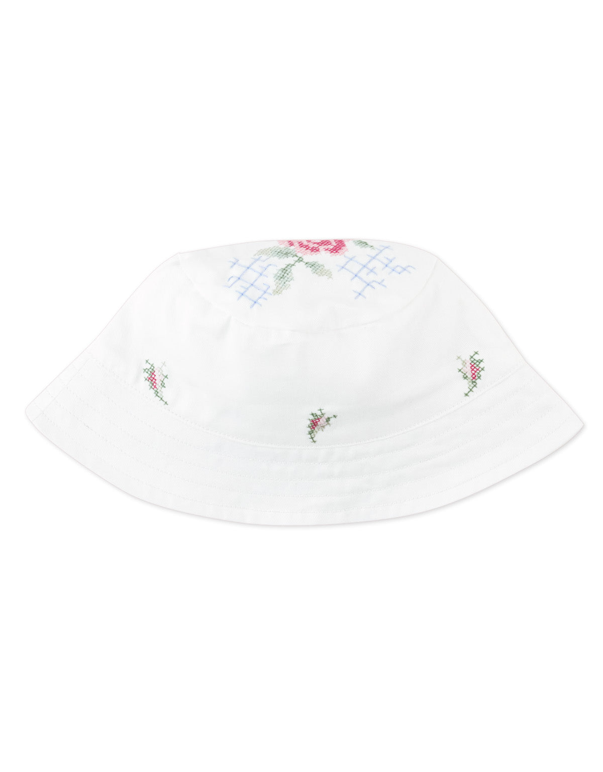 Aria Bucket Hat With Crosstitch Embroidery