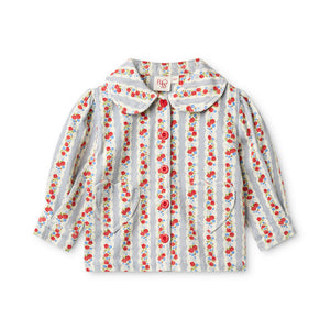 Aria Overshirt - Blue Air Rose