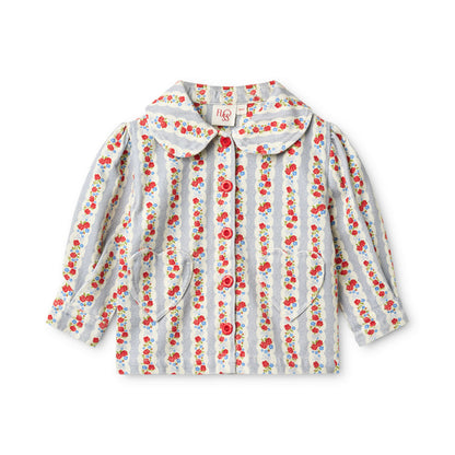 Aria Overshirt - Blue Air Rose