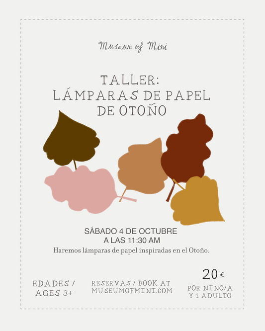 Taller: Lámparas de papel de Otoño | The Autumn Lantern