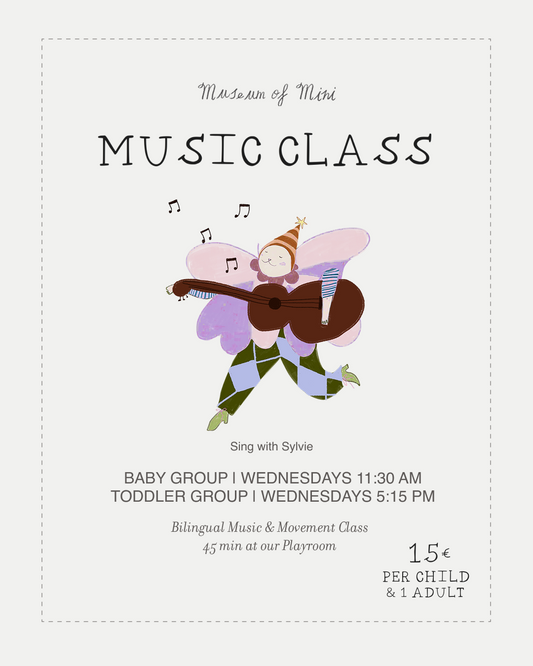 Clase de música para bebés (inglés y español)