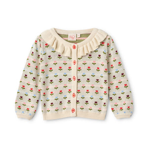 Annabelle Cardigan - Cream Multi Floral