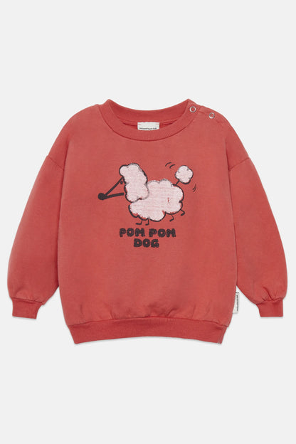 Pom pom dog baby sweatshirt