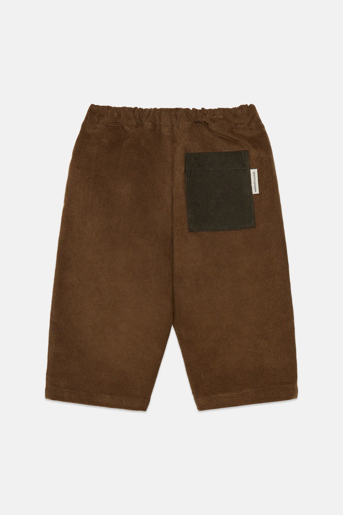 Pom pom dog corduroy baby pants
