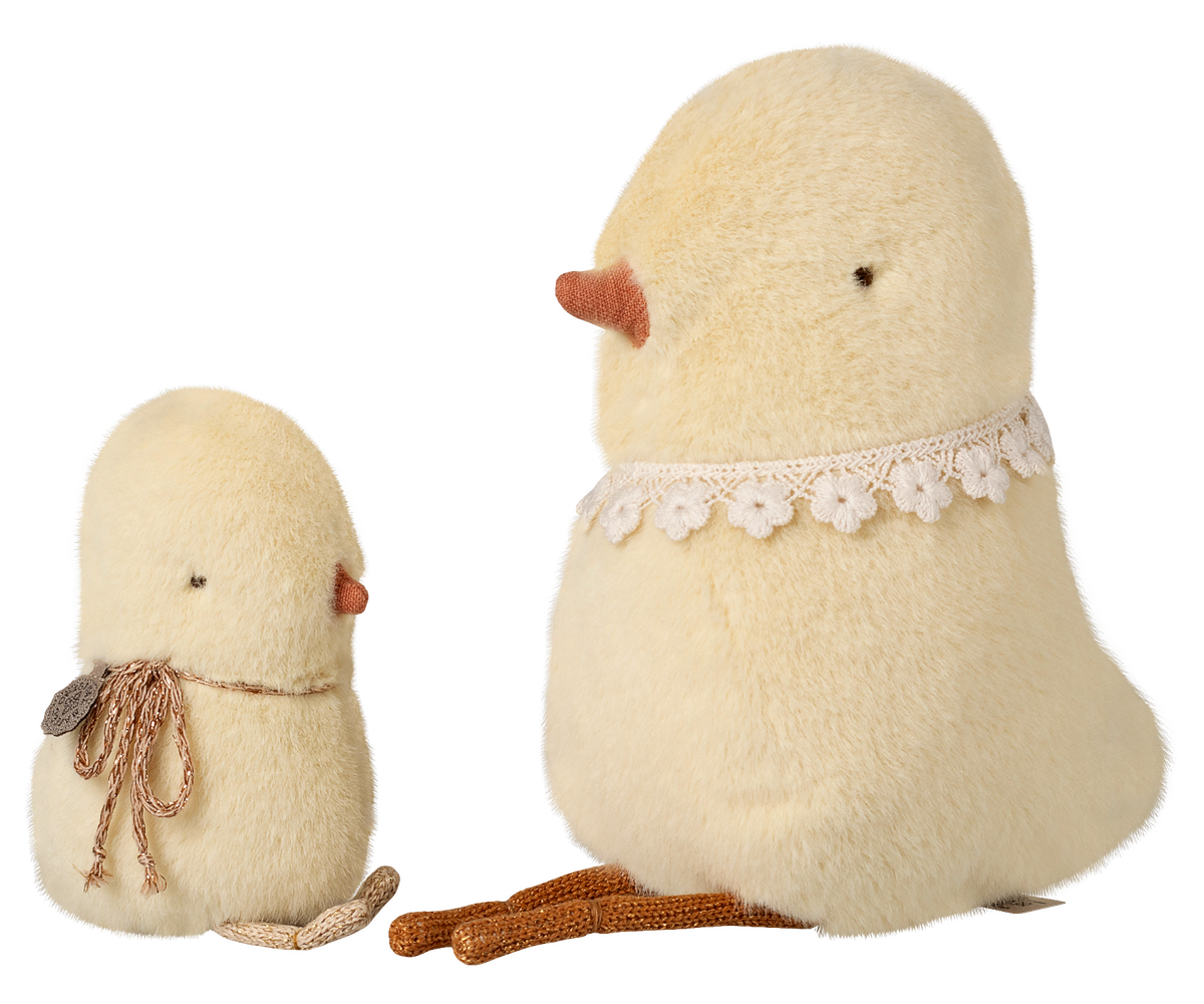 Peluche de gallina, Pequeño