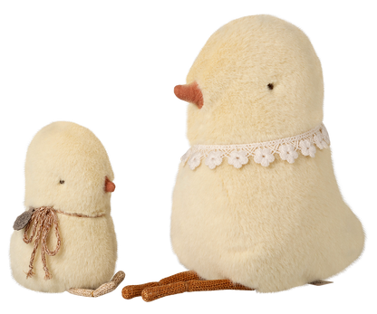 Peluche de gallina, Pequeño