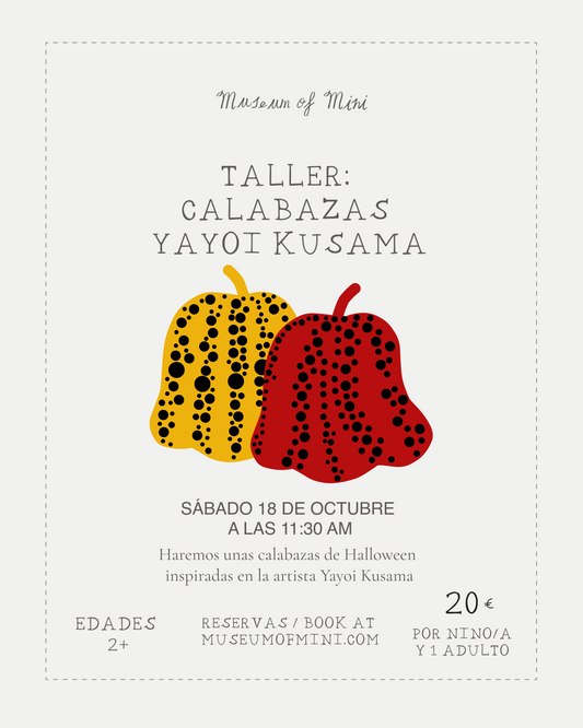 Taller: Calabazas de Yayoi Kusama