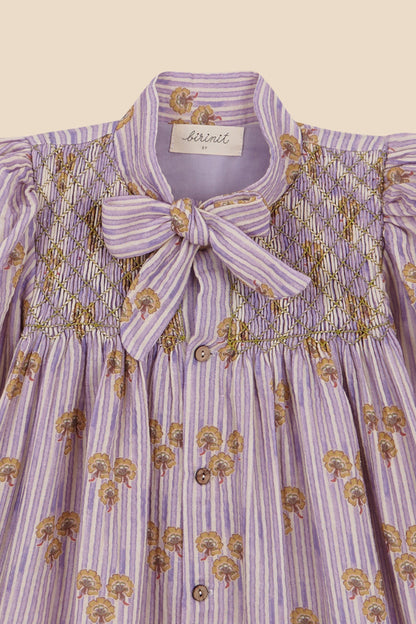 Vestido Cinca nido de abeja bebé