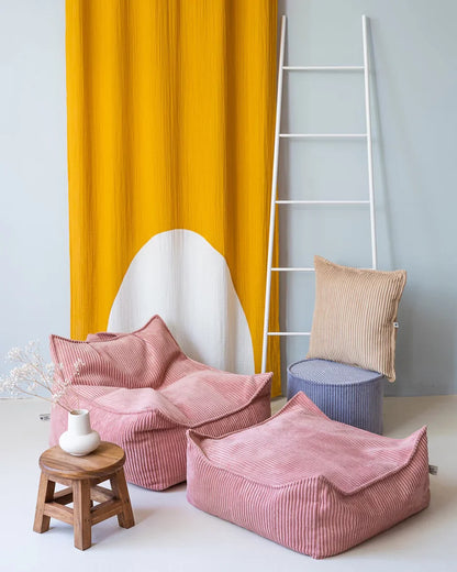 Pink Mousse Beanbag Chair